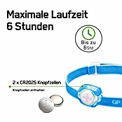 GP Stirnlampe CH31 (Blau, Batteriebetrieben, LED, 40 lm, Kunststoff) | BAUHAUS