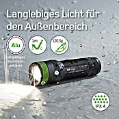 Eltra LED-Taschenlampe C32 (Batteriebetrieben, Schwarz/Grün, 300 lm) | BAUHAUS