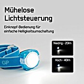 GP Stirnlampe CH31 (Blau, Batteriebetrieben, LED, 40 lm, Kunststoff) | BAUHAUS