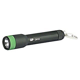 GP LED-Taschenlampe CK12 (Batteriebetrieben, Schwarz/Grün, 20 lm)