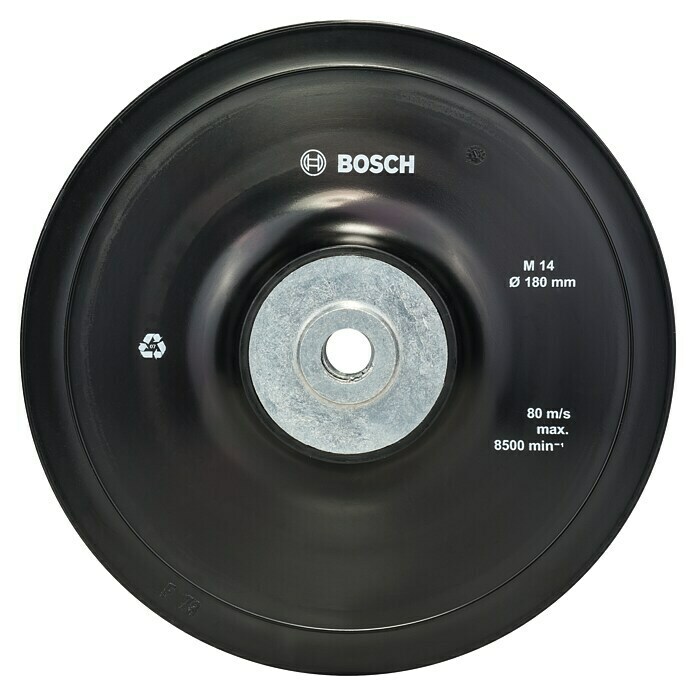 Bosch Professional Gummi-Stützteller M14 (Durchmesser: 180 mm, M14 Gewinde) | BAUHAUS