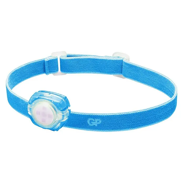 GP Stirnlampe CH31 - 40 lm, Blau - Ein blaues GP LED Stirnlampe für Abenteuer und Outdoor-Aktivitäten, bietet helles Licht und Komfort.