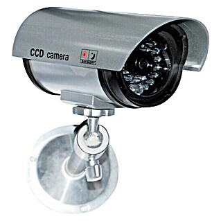 Chacon Cámara de vigilancia falsa exterior (Pila, Aluminio)