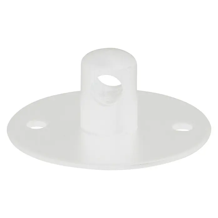 Chacon Gancho para colgar lámparas de techo - Blanco - Soporte de techo de plástico blanco con orificio para una fácil fijación. Ideal para lámparas colgantes ligeras y decoraciones.