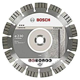 Bosch Professional Dijamantna rezna ploča Best for Concrete (Promjer rezne ploče: 230 mm, Visina segmenta: 15 mm)