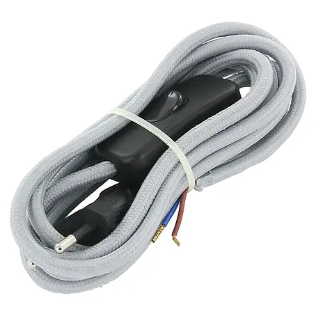 Chacon  Cable textil con interruptor