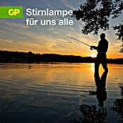 GP Stirnlampe CH44 (Schwarz/Blau, Batteriebetrieben, LED, 35 lm - 300 lm, Kunststoff) | BAUHAUS