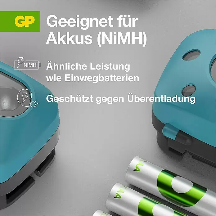 GP Stirnlampe CH44 - 61 x 47 x 37,3 mm, 35 lm - 300 lm, IPX4 - Informationsansicht