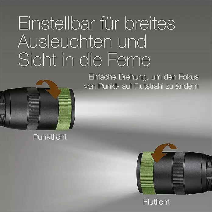 GP Taschenlampe CR42 - 40 lm - 1.000 lm, IPX7 - Informationsansicht