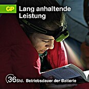 GP Stirnlampe CH43 (Grün, Batteriebetrieben, LED, 35 lm - 150 lm, Kunststoff) | BAUHAUS