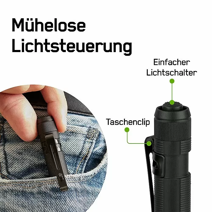 GP Taschenlampe CP21 - 20 lm, IPX4 - Informationsansicht