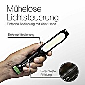 Eltra LED-Taschenlampe C34 (Batteriebetrieben, Schwarz/Grün, 85 lm - 550 lm) | BAUHAUS