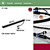 Paulmann Plug & Shine LED-Außenleuchte (8 W, Warmweiß, IP67, L x B x H: 90 x 5,4 x 4,5 cm)