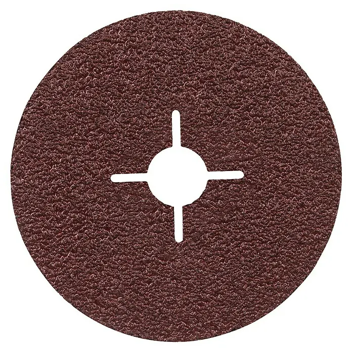 Bosch Fiberscheiben R444 Expert for Metal - Durchmesser Scheibe: 125 mm, Körnung: 24, 1 Stk. - Schleifscheibe: Robustes Schleifwerkzeug mit zentraler Aussparung für effizientes Schleifen und Polieren verschiedener Oberflächen.
