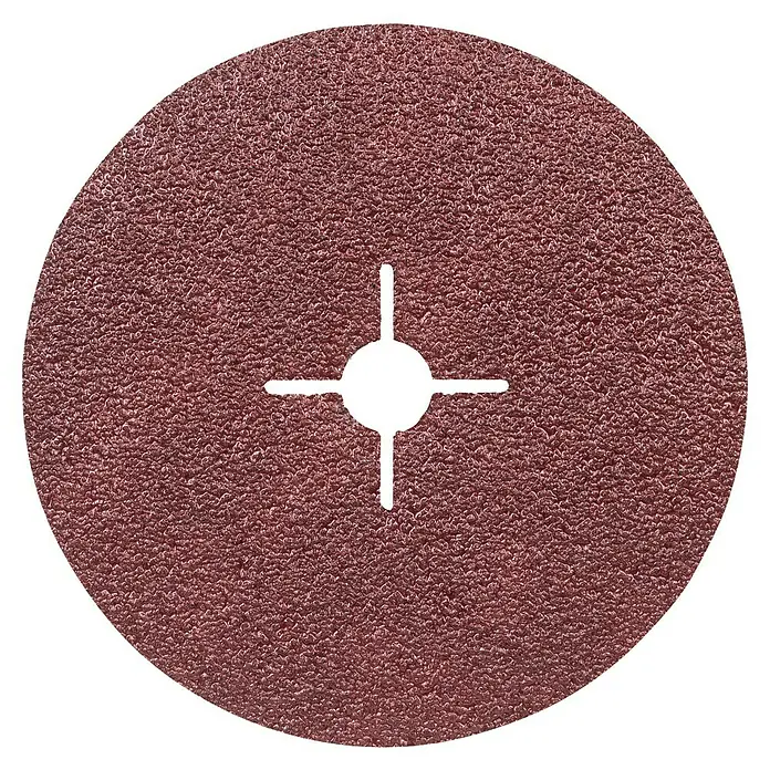 Bosch Fiberscheiben R444 Expert for Metal - Durchmesser Scheibe: 180 mm, Körnung: 24, 1 Stk. - Schleifscheibe mit kreuzförmiger Öffnung. Perfekt zum Schleifen von Oberflächen mit einem Winkelschleifer, für professionelle Ergebnisse.