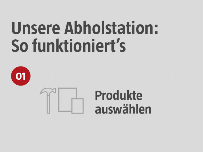 Schritt 1: Produkt auswählen