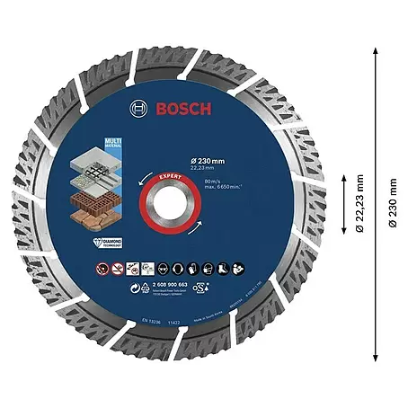 Bosch Professional Expert Diamant-Trennscheibe for MultiMaterial