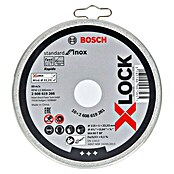 Bosch Professional X-Lock Trennscheibe (Durchmesser Scheibe: 115 mm, Stärke Scheibe: 1 mm, Geeignet für: Edelstahl)