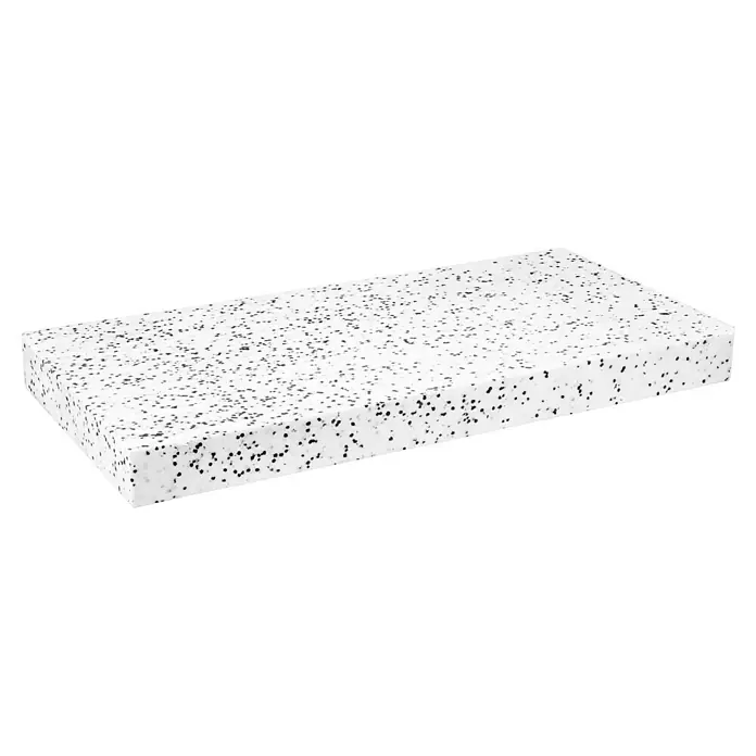 Mehrzweckdämmplatte WI/DI 040 - Stärke: 80 mm, Expandiertes Polystyrol (EPS), Wärmeleitstufe: 040 - Strukturierte weiße Melamin-Spanplatte. Das Board ist ideal für den Bau von Möbeln und anderen Heimwerkerprojekten.