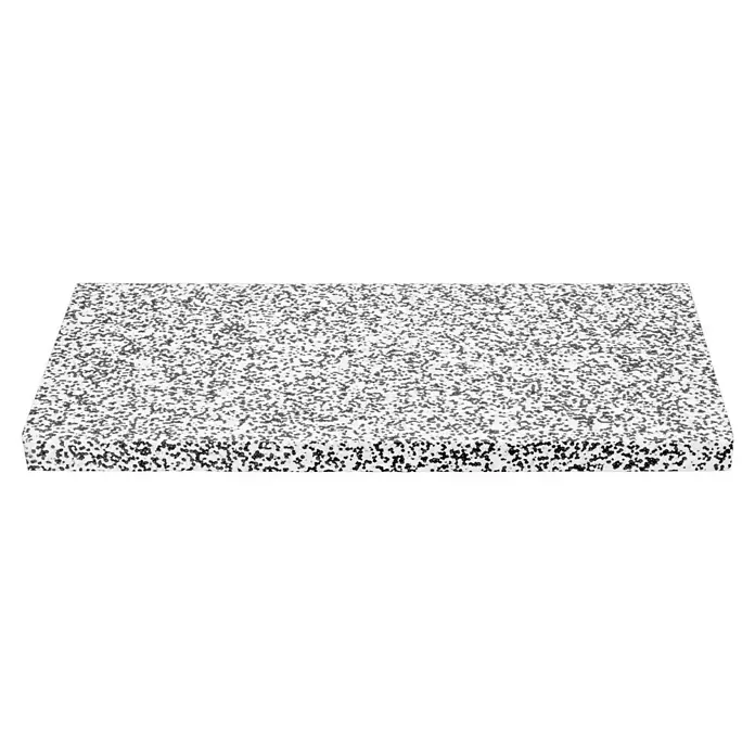 Bachl Mehrzweckdämmplatte DEO/WAB 035 - Stärke: 60 mm, Expandiertes Polystyrol (EPS), Wärmeleitstufe: 035 - Nahaufnahme eines gepunkteten, rechteckigen Schwamms.