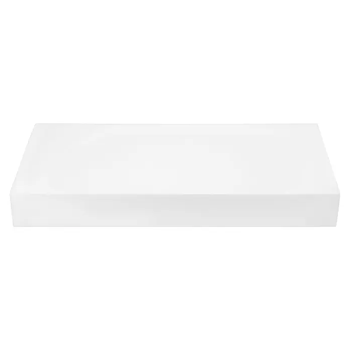 WDVS-Dämmplatte - Stärke: 140 mm, Wärmeleitstufe: 035, Expandiertes Polystyrol (EPS), Weiß - Eine weiße, rechteckige Schachtel, ideal für die Aufbewahrung oder als Geschenkverpackung, präsentiert sich schlicht und elegant.