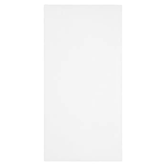 WDVS-Dämmplatte - Stärke: 140 mm, Wärmeleitstufe: 035, Expandiertes Polystyrol (EPS), Weiß - Weiße Leinwand auf schwarzem Hintergrund, ideal für Kunstprojekte. Sie bietet eine saubere Fläche für kreative Entfaltung.