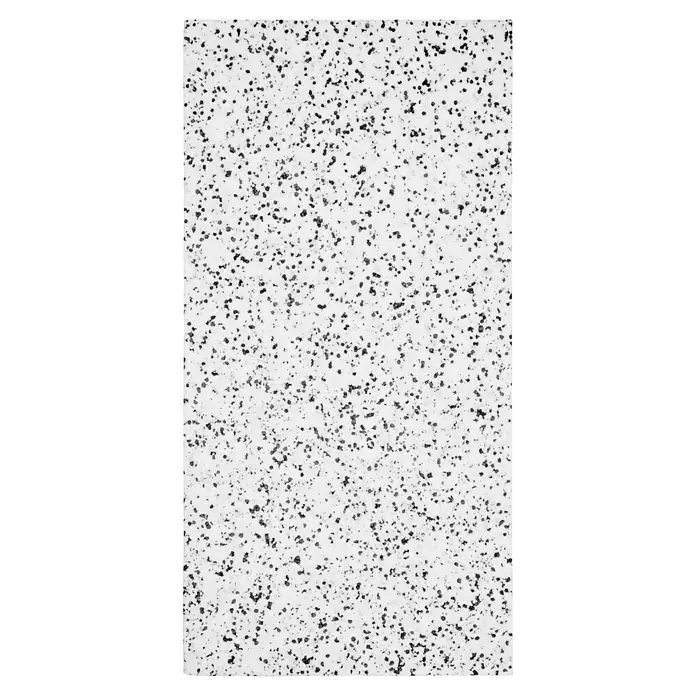 Mehrzweckdämmplatte DEO/WAB 040 - Stärke: 80 mm, Expandiertes Polystyrol (EPS), Wärmeleitstufe: 040 - Abstraktes Muster aus unregelmäßigen, dunklen Punkten auf hellem Grund. Ideal für Hintergründe oder subtile Texturen im Design.