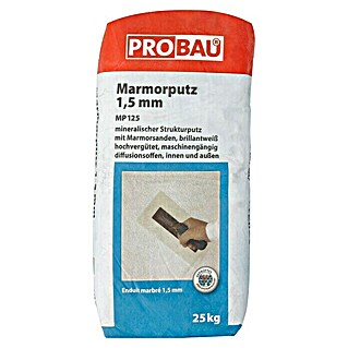 Probau Marmorputz Premium (25 kg, Körnung: 1,5 mm, Weiß)
