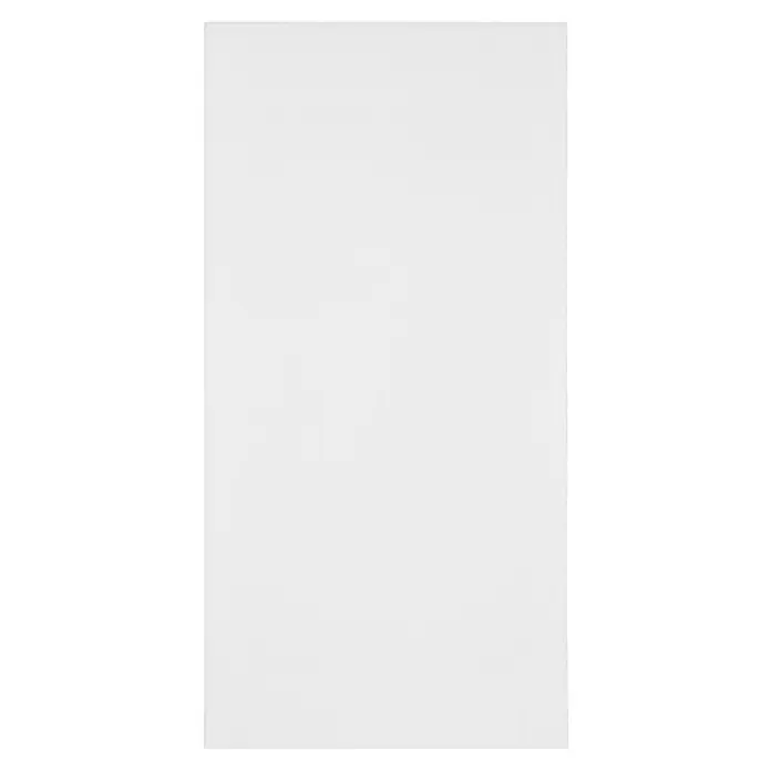 WDVS-Dämmplatte 034 - Stärke: 160 mm, Expandiertes Polystyrol (EPS), 0,033 W/(mK) - Nahaufnahme eines unbeschriebenen, strahlend weißen Blattes Papier mit einer feinen Textur und einem subtilen Schattenwurf, umgeben von einem dünnen schwarzen Rahmen.