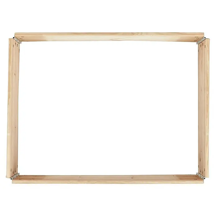 Gardol Hochbeetumrandung Palettenrahmen - L x B x H: 80 x 60 x 20 cm, Holz, Natur - Holzrahmen für Leinwand. Der Keilrahmen aus hellem Holz bietet eine stabile Basis für kreative Projekte. Ideal zum Bespannen mit Stoffen.