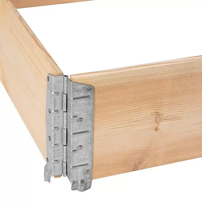 Gardol Hochbeet Set - 120 x 80 x 60 cm, Holz, Braun - Detailaufnahme