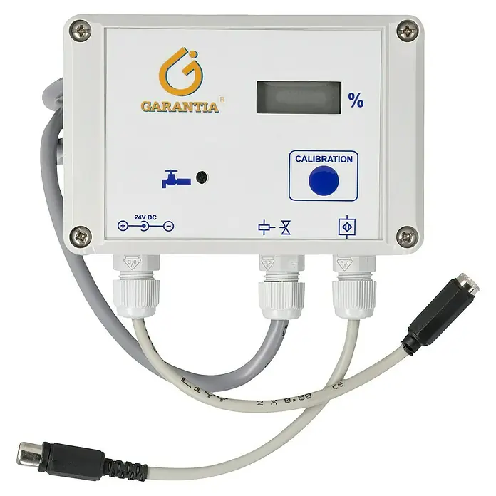 Garantia Trinkwassernachspeisung - Mit Sensorsteuerung - Das Garantia-Steuergerät zur Überwachung und Steuerung von Regenwassernutzungsanlagen bietet präzise Messwerte und zuverlässige Leistung.