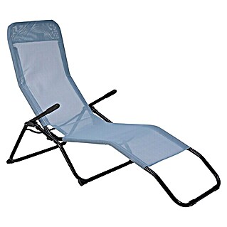 Ležaljka za sunčanje (Š x V: 60 x 95 cm, Naslon od tekstila, Ombre Blue)