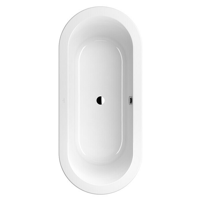 Villeroy & Boch Loop+Friends Badewanne180 x 80 cm, Oval, Ovale Innenform, Sanitäracryl, Weiß View From Above