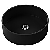 Lavabo de sobremesa Java (38 x 38 cm, Sin desbordamiento, Negro) | BAUHAUS