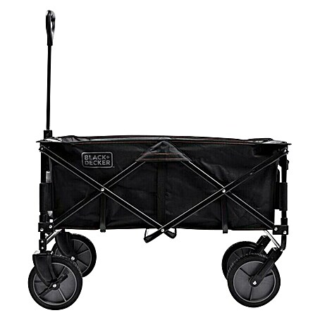 Black+Decker Carretilla de transporte BDCWBK01-XJ (L x An x Al: 79 x 54 x 56 cm, Capacidad de carga: 80 kg, Poliéster)