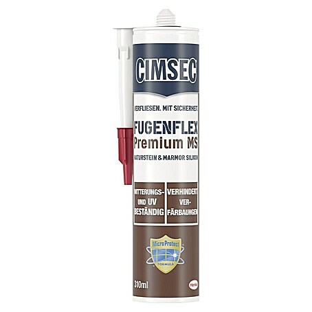 Cimsec Silikon-Fugenmasse Fugenflex Premium MS (Graphit, 310 ml)
