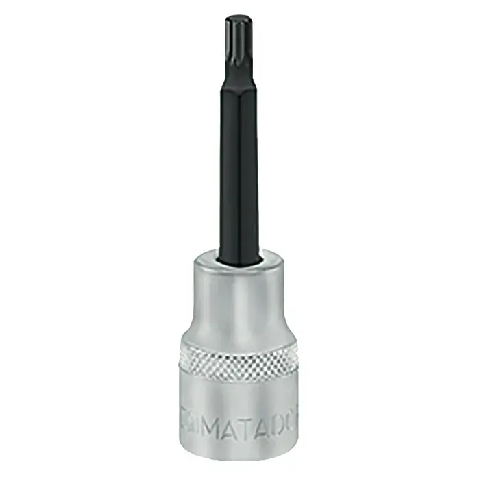 Matador Bit-Adapter - ½″ Innenvierkant - M16 Innenvielzahn - Nahaufnahme des Matador Torx-Bit-Einsatzes, ideal für präzise Schraubarbeiten und robuste Anwendungen im professionellen Bereich.
