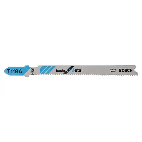 Bosch  Hoja de sierra de calar T 118 A Basic for Metal