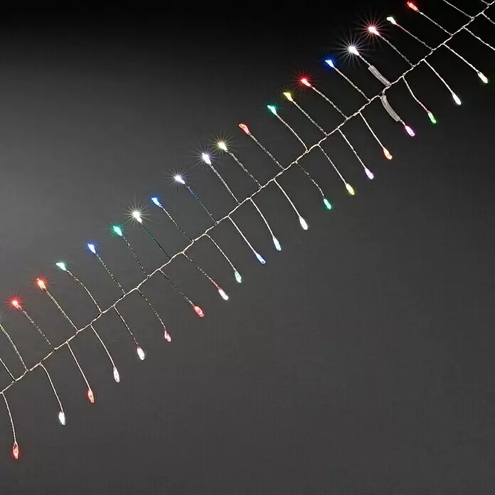 Konstsmide LED-Lichterkette Micro LED Firecracker - Innen, Lichtfarbe: RGB, Anzahl Leuchtmittel: 360 Stk., Netzbetrieben - Detailaufnahme