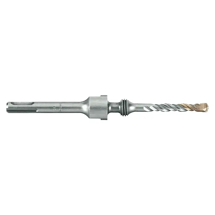 Bosch Adaptador SDS-Plus CoreCutter - Diámetro vástago: 16 mm, Largo: 175 mm - Primer plano de una broca para martillo SDS Plus, ideal para perforar hormigón y piedra, con una geometría espiral precisa para una eficiente extracción de material.