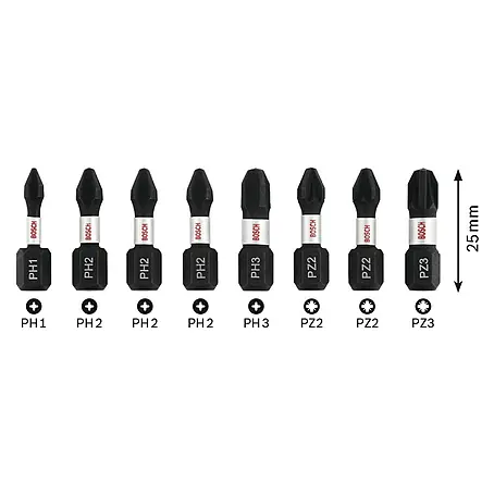 Bosch  Set de puntas Impact Control