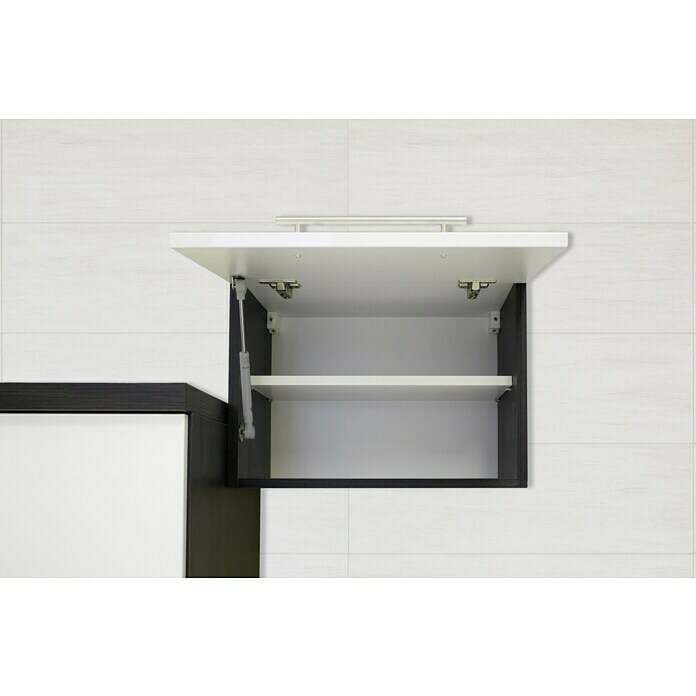 Respekta Premium Cocina esquinera (Ancho: 260 cm, Con dispositivos eléctricos, Blanco de alto brillo)