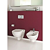 Villeroy & Boch O.novo Spülrandloses Wand-WC-Set (Mit WC-Sitz, Mit schmutzabweisender Glasur, Tiefspüler, Weiß)