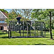 Salta Trampolin Royal Baseground inkl. Sicherheitsnetz (396 x 244 cm, Schwarz) | BAUHAUS