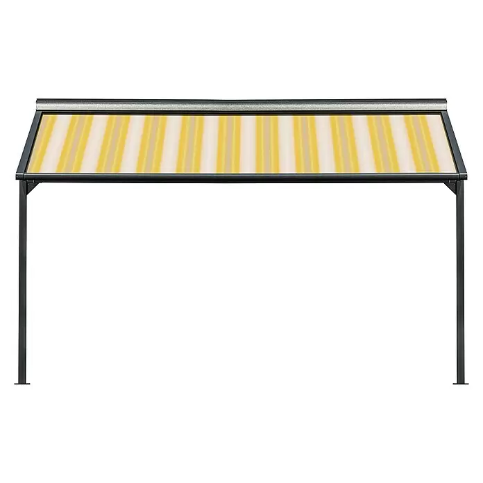 Solid Elements Pergolamarkise Schattino-S 30A774Breite: 6 m, Ausfall: 3 m