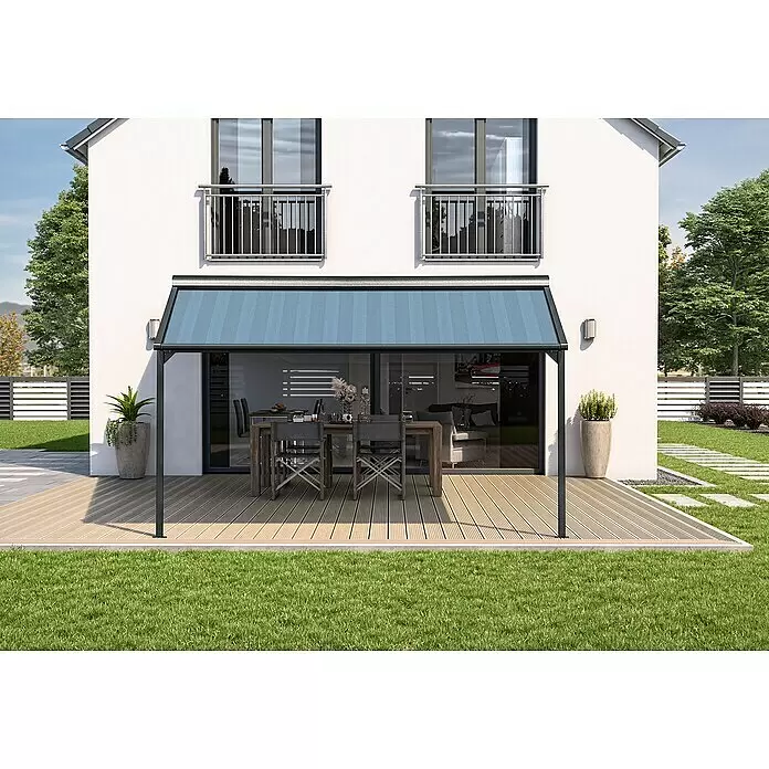 Solid Elements Pergolamarkise Schattino-S 320916Breite: 4,5 m, Ausfall: 2 m