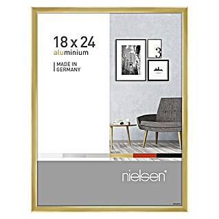 Nielsen Bilderrahmen Pixel (Gold, 18 x 24 cm, Aluminium)