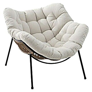 Lounge stolica Relax (D x Š x V: 110 x 96 x 83 cm, Crna, smeđa)