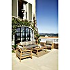 Sunfun Conjunto de muebles Bali (4 piezas, Camel/Taupe)